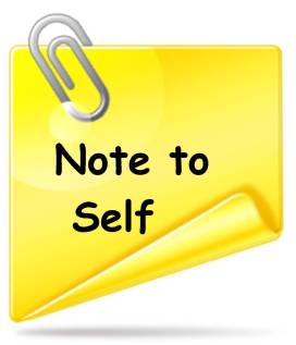 Note to Self